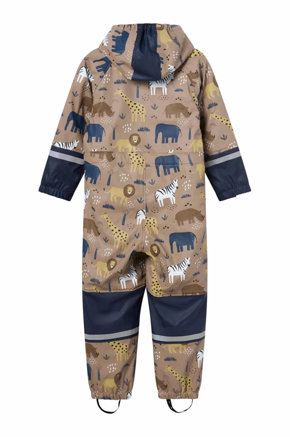Ellos Collection Regntøj Regna med fleeceforing Brunbeige mønstret New