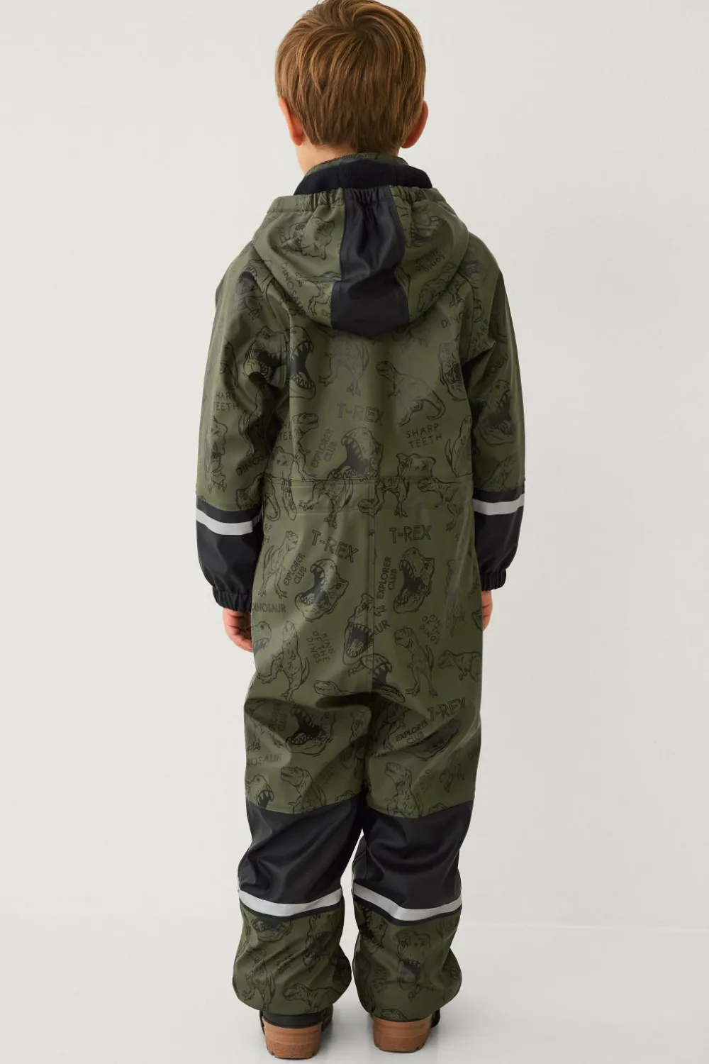 Ellos Overtøj>Collection Regntøj Regna med fleeceforing grøn