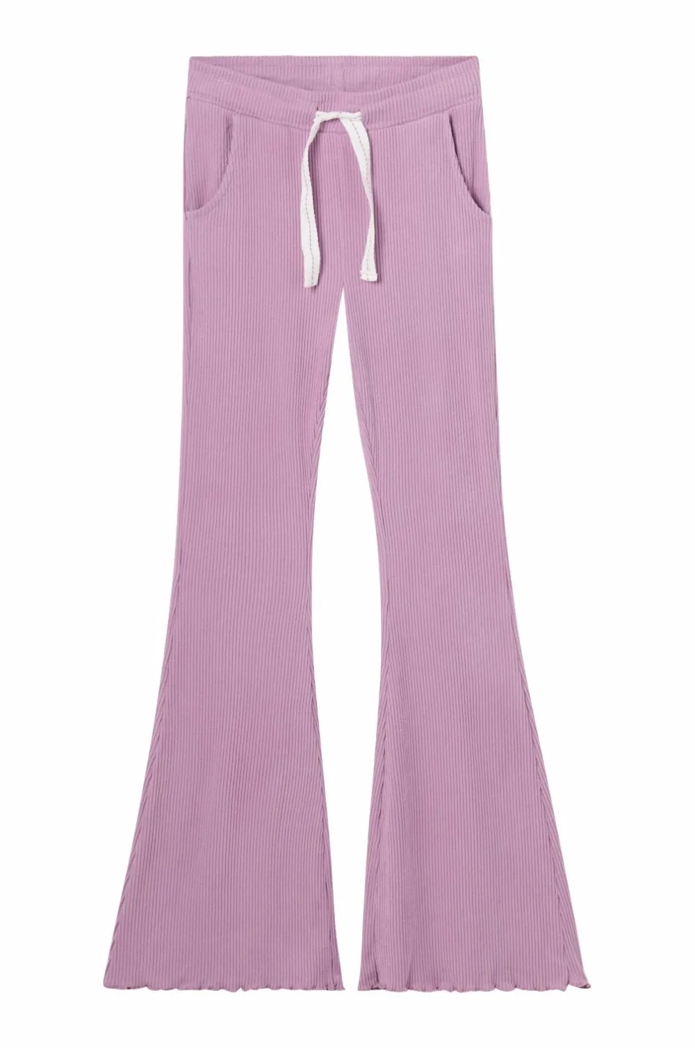 Ellos Nattøj & Homewear|Bukser & Leggings>Collection Ribbede afslappede bukser Rosa