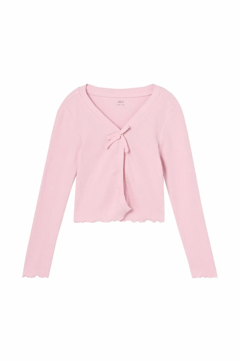 Ellos Collection Ribbet cardigan Lys lilla New