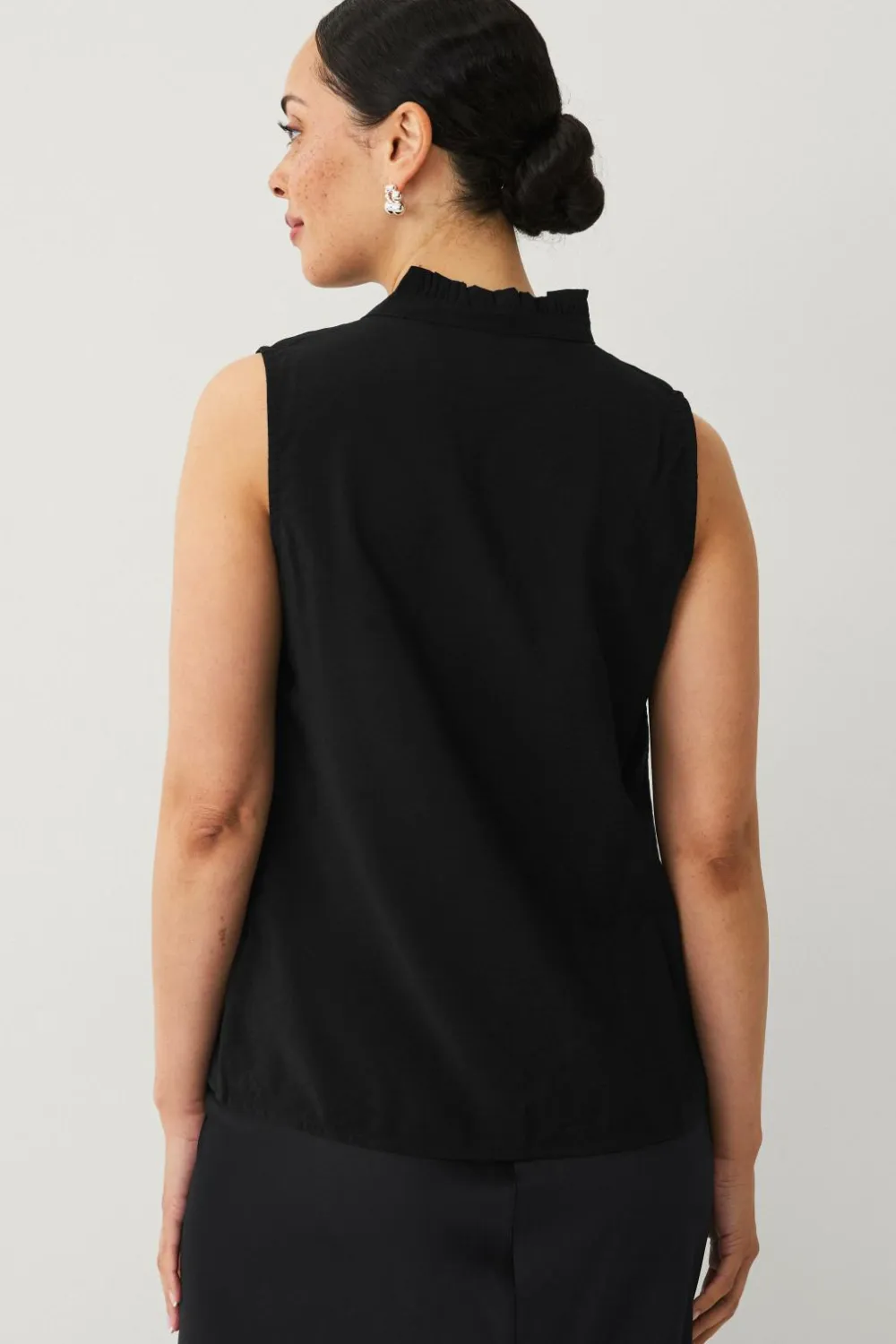 Ellos Skjorter & Bluser>Collection Ærmeløs bluse sort