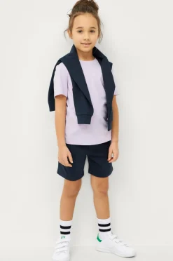 Ellos Collection Shorts Basic Sweatshorts Blue/misty grey Discount