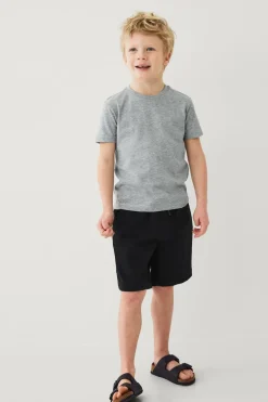 Ellos Shorts>Collection Shorts i bomuldstwill Sort