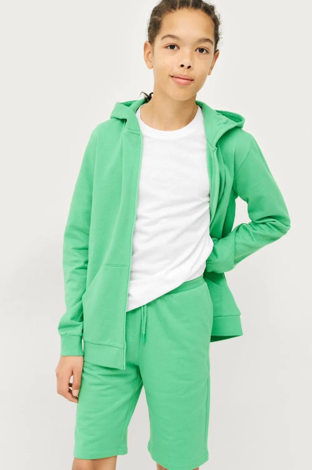 Ellos Collection Shorts Basic Sweatshorts Grøn Sale