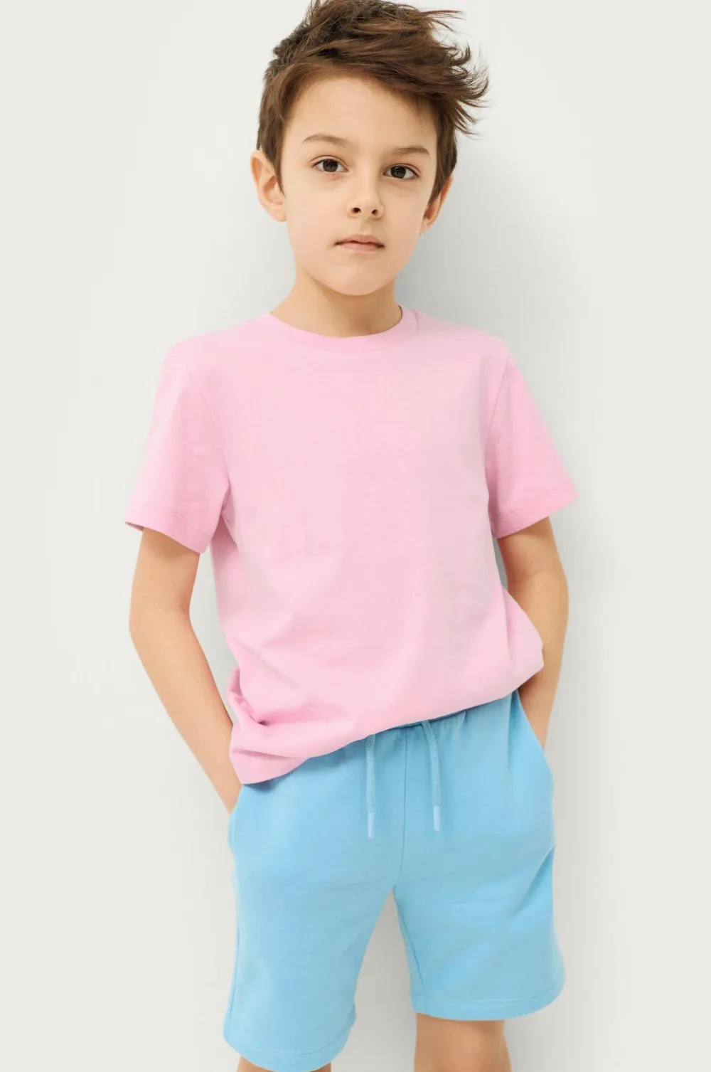 Ellos Collection Shorts Basic Sweatshorts Blå Hot