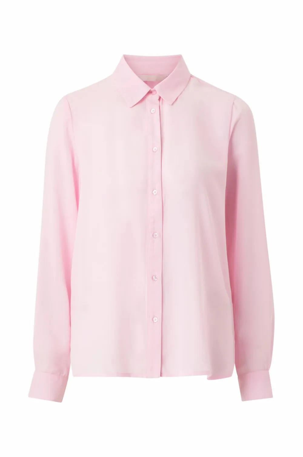 Ellos Collection Skjorte i crepe rosa Discount