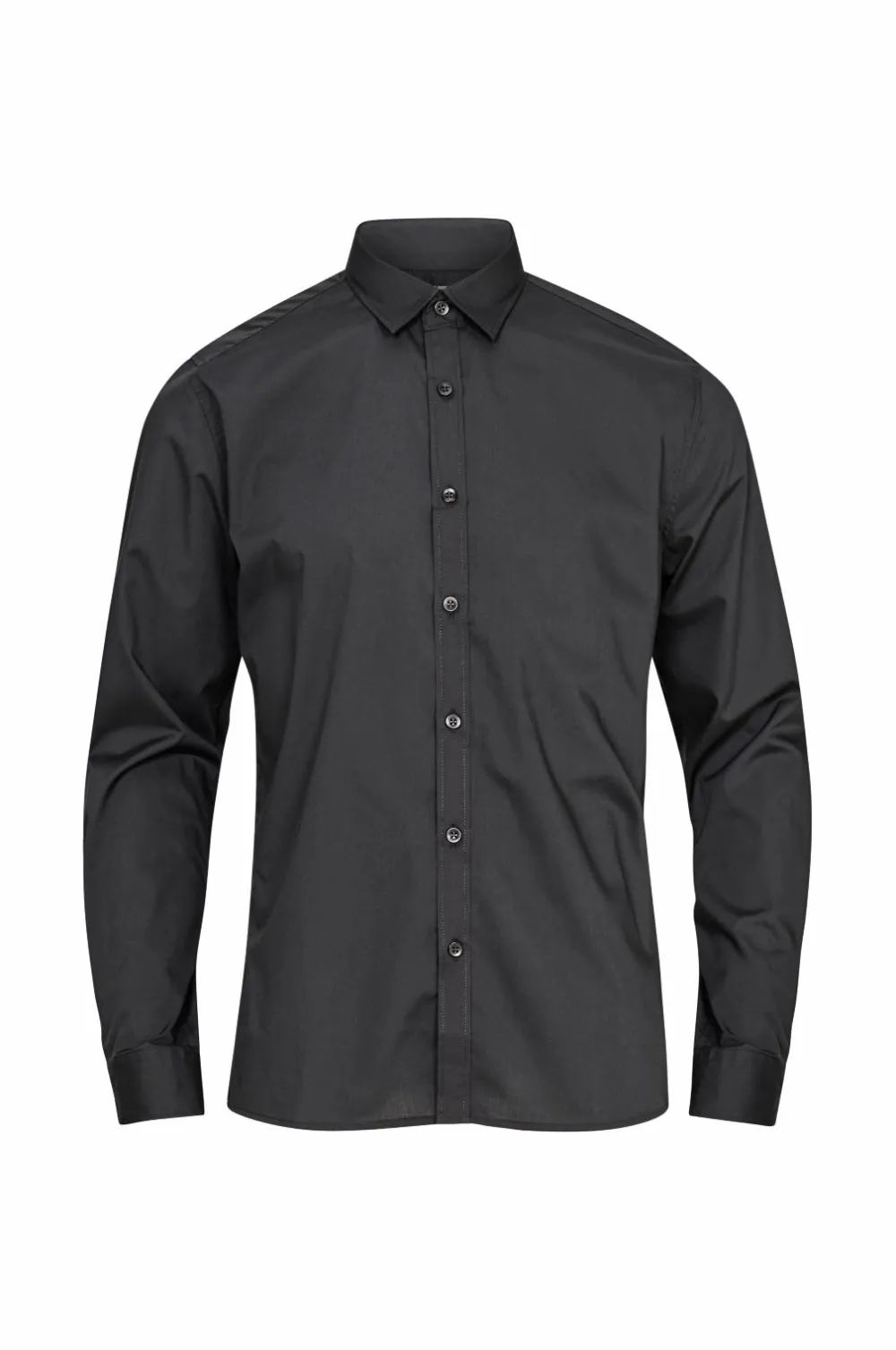 Ellos Collection Skjorte Yale Easy Care Sort Outlet