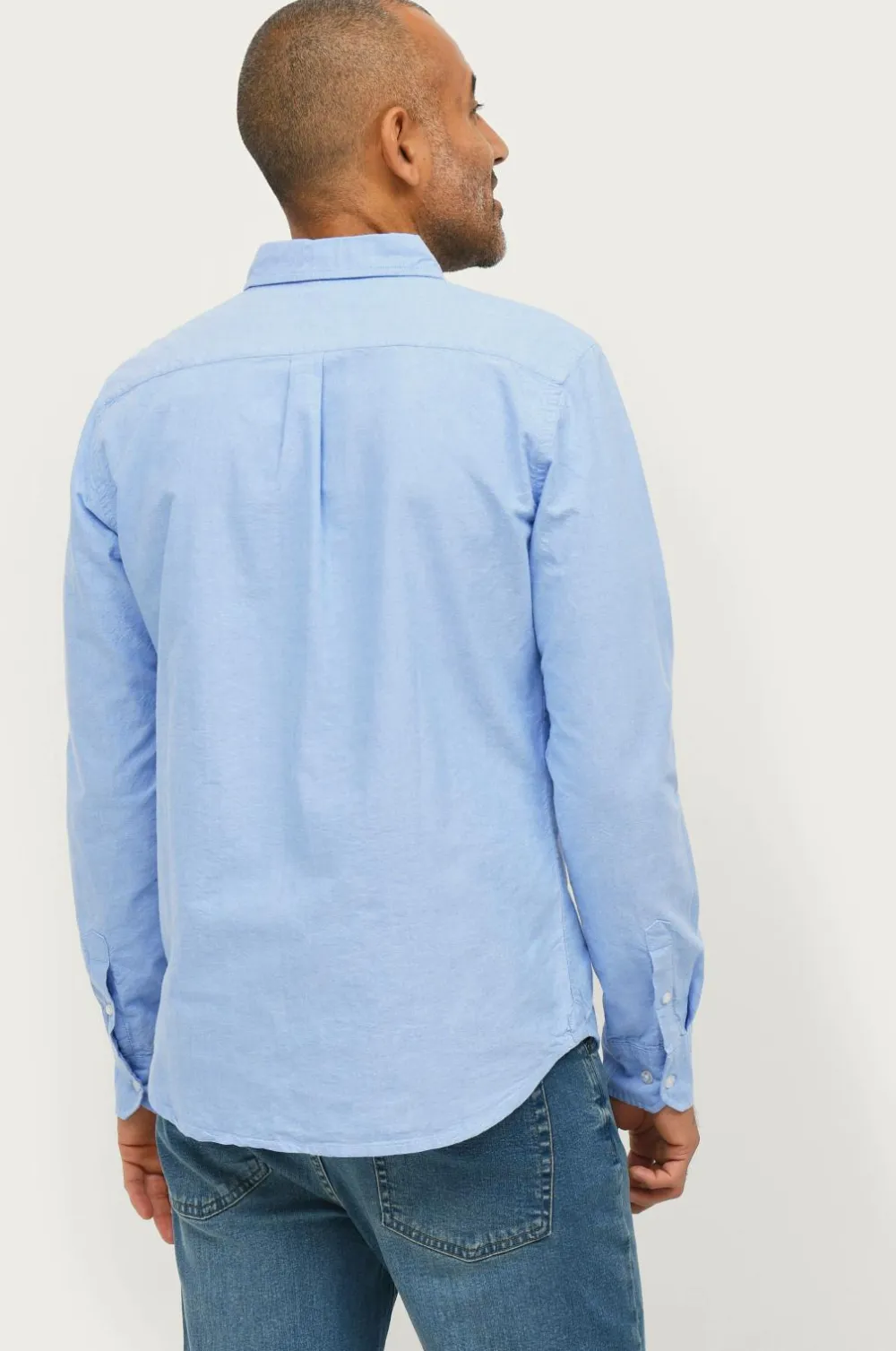 Ellos Collection Skjorte Jake Oxford Lyseblå Clearance