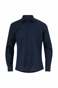 Ellos Collection Skjorte Yale Easy Care Marinbläs Hot