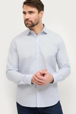 Ellos Collection Skjorte Yale Easy Iron Lyseblå Clearance
