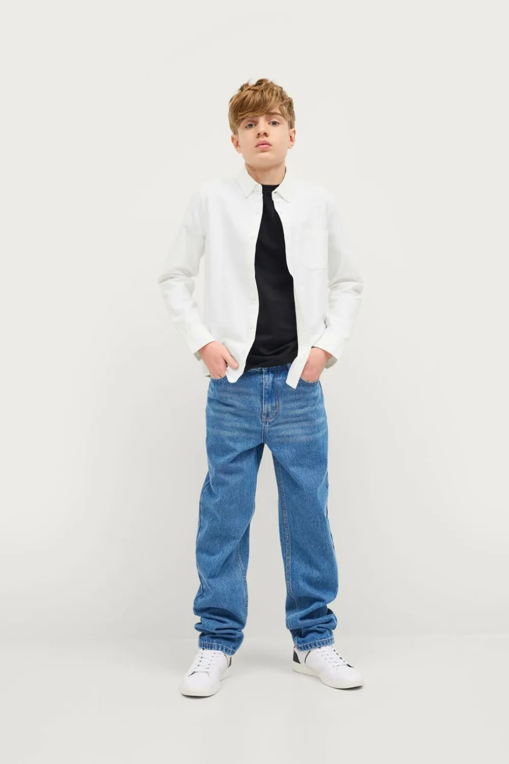 Ellos Collection Skjorte David i oxford Hvid