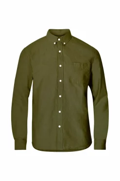 Ellos Collection Skjorte Jake Oxford Grøn Clearance
