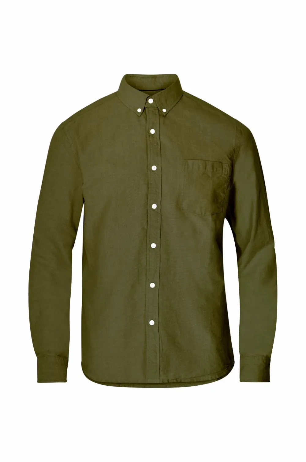 Ellos Collection Skjorte Jake Oxford Grøn Clearance