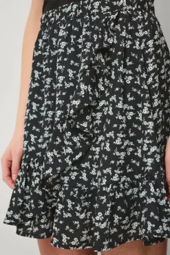 Ellos Collection Slå-om nederdel Tilda B Girl Blomstret Hot