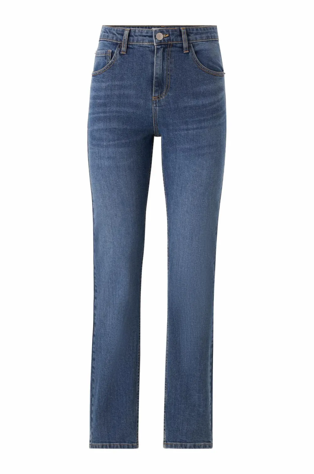 Ellos Collection Smalle stretchjeans med høj talje Blå Original Denim