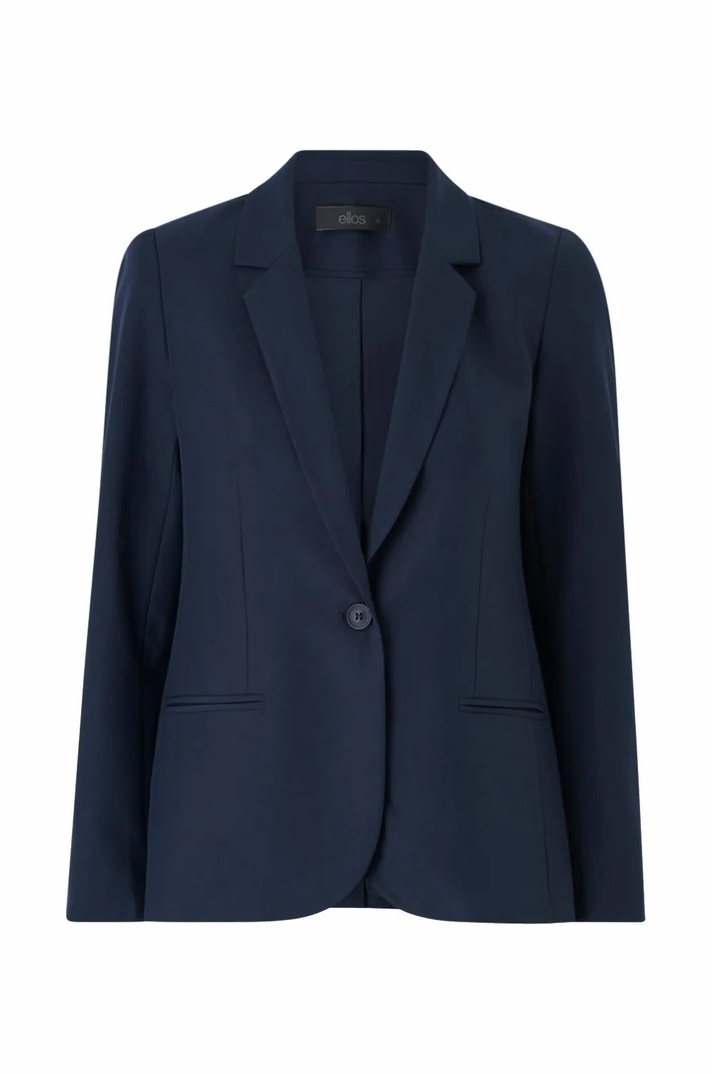 Ellos Blazere & Veste>Collection Smal pasform habitjakke Midnatsblå