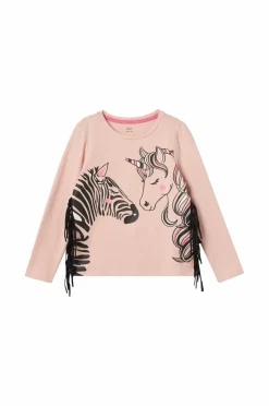Ellos Collection Sæt Andrea Rosa med print foran + mønstret legginglegging Best