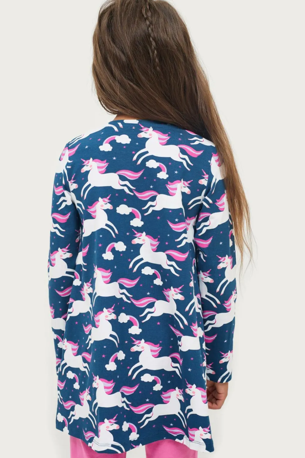 Ellos Sæt Til Børn>Collection Sæt Andrea Blå unicornmønster