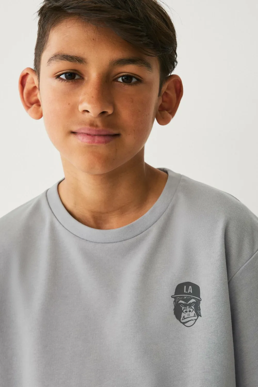 Ellos Collection Sæt Micro French Terry Set Grå Online