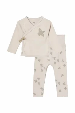 Ellos Trøjer|Bukser, Jeans & Leggings>Collection Startsæt Piper 4 dele Beige + mønstret
