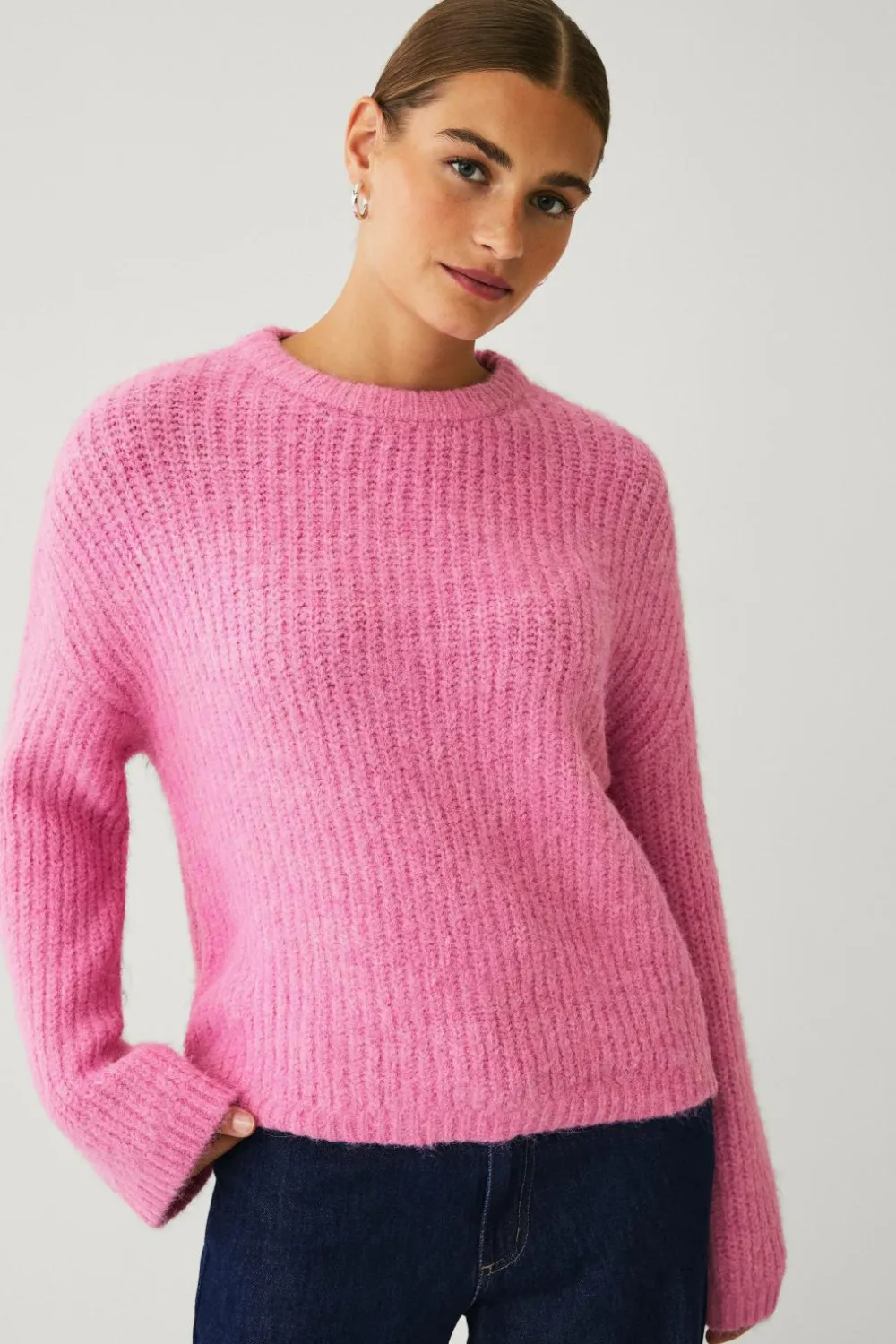 Ellos Trøjer & Cardigans>Collection Strikket Pullover rosa