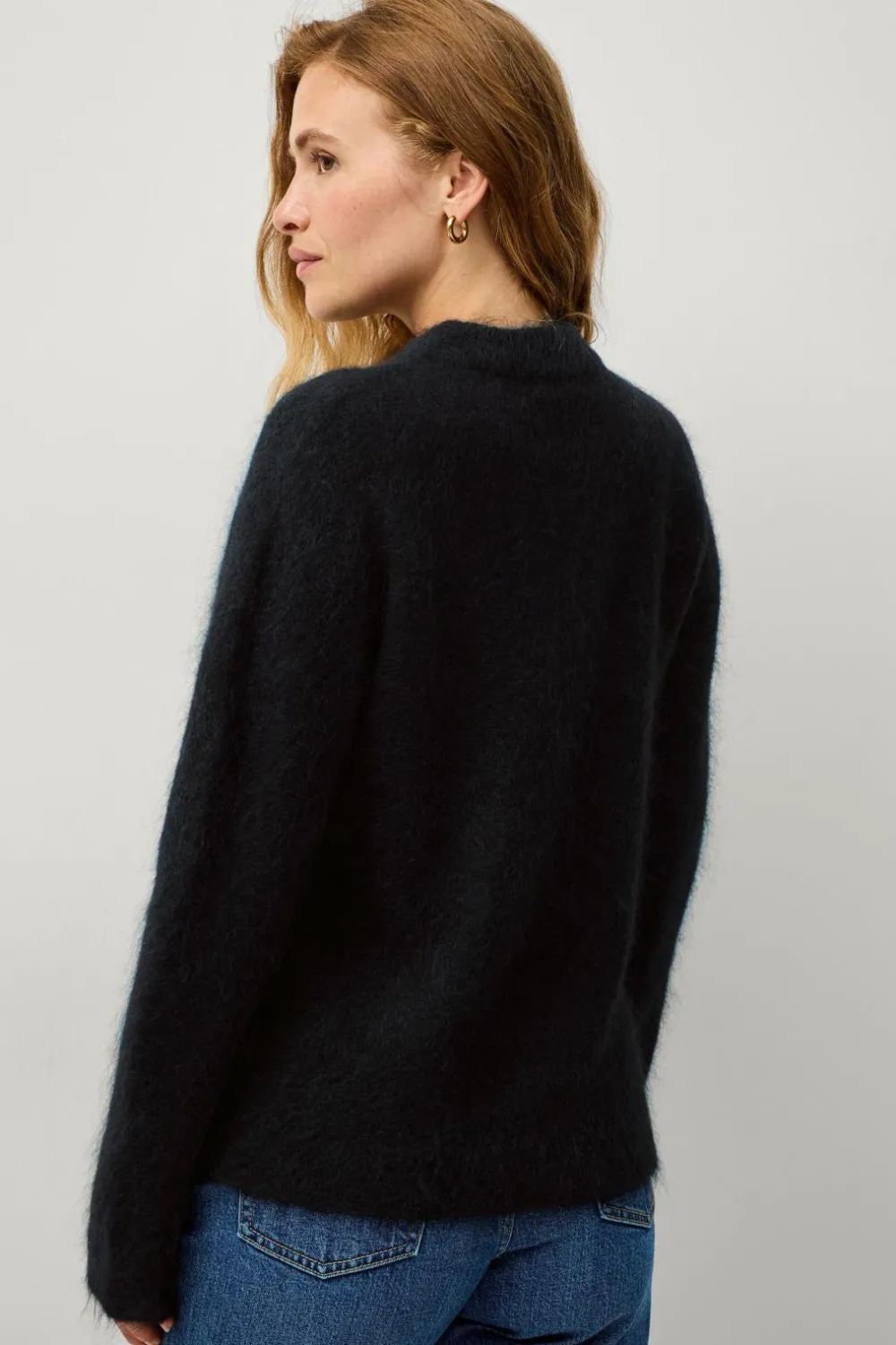 Ellos Trøjer & Cardigans>Collection Strikket trøje af høj kvalitet SortnAnnulleret
