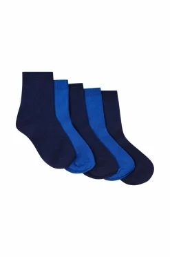 Ellos Collection Strømper 5-pak Blå/lyseblå Clearance