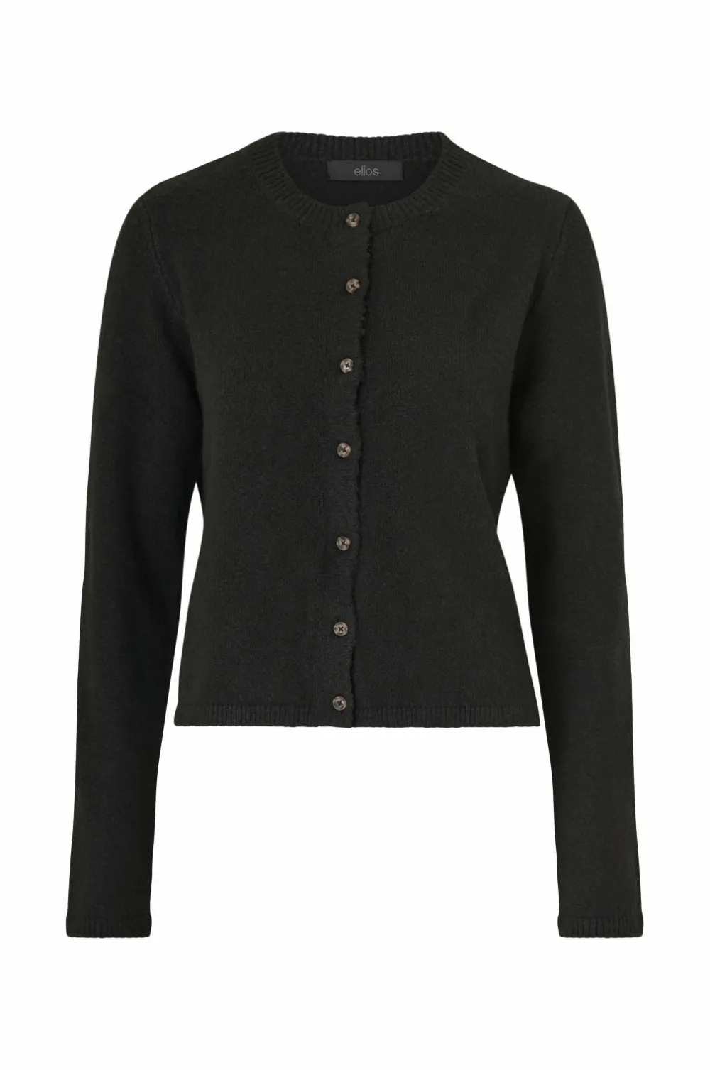 Ellos Basistøj|Trøjer & Cardigans>Collection Strikket cardigan Sort