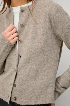 Ellos Collection Strikket cardigan Beige