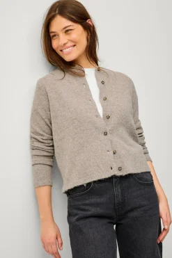 Ellos Collection Strikket cardigan Beige