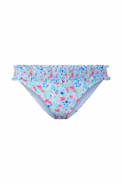 Ellos Collection String-bikinitrusse med smock Blue floral Best