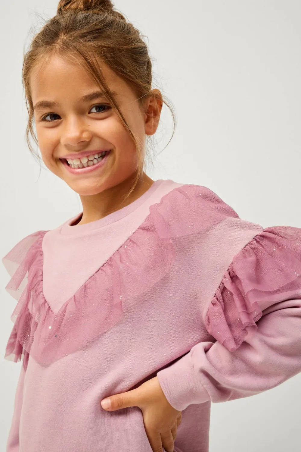 Ellos Sweatshirts & Hoodies>Collection Sweatshirt Iris S Girl Lilla