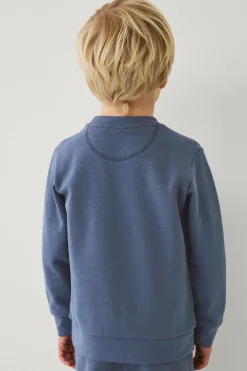 Ellos Collection Sweatshirt med tryk Blå Clearance