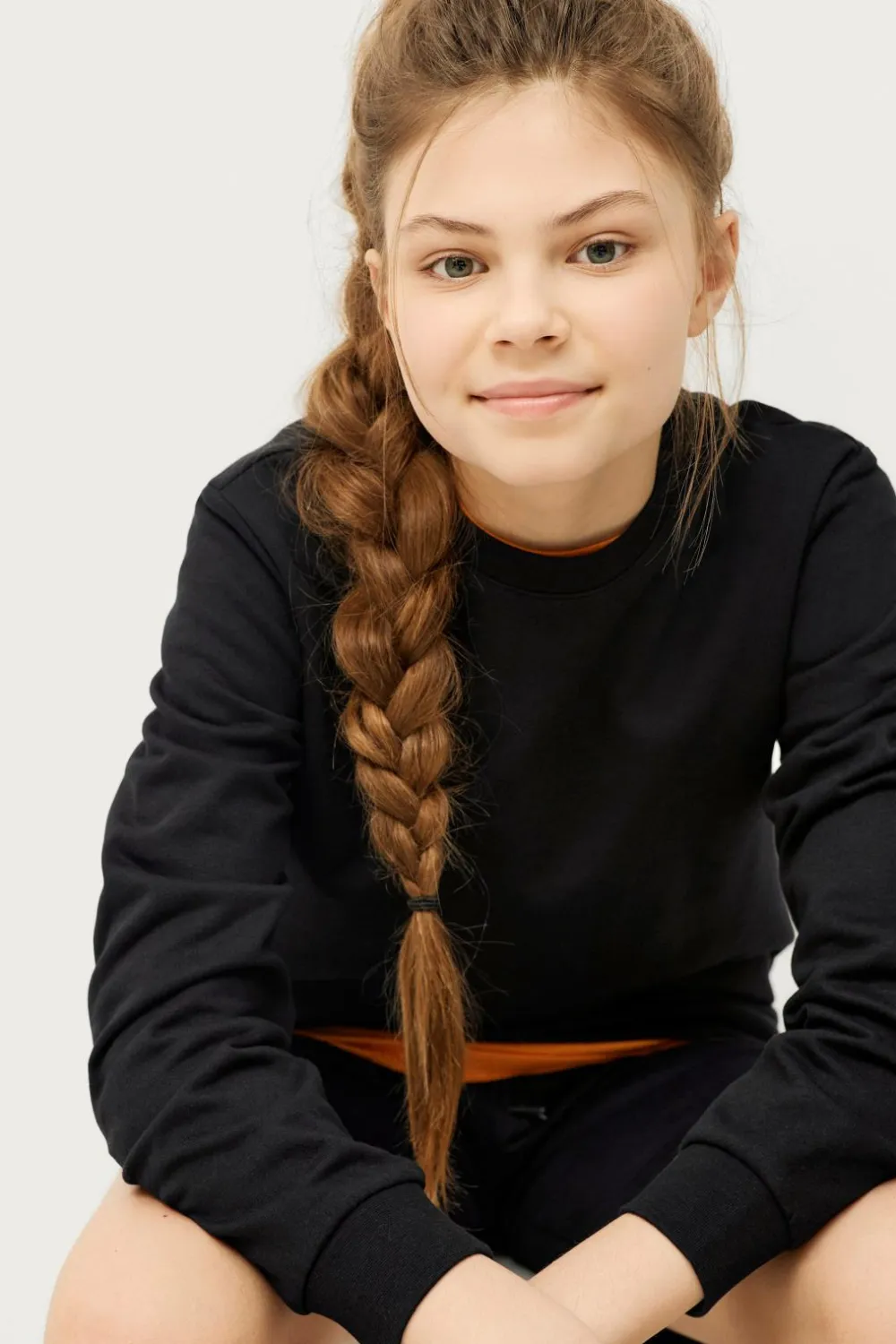 Ellos Basistøj>Collection Sweatshirt Crew Basic Sort