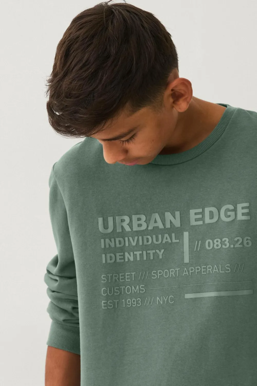 Ellos Collection Sweatshirt Grågrøn Clearance