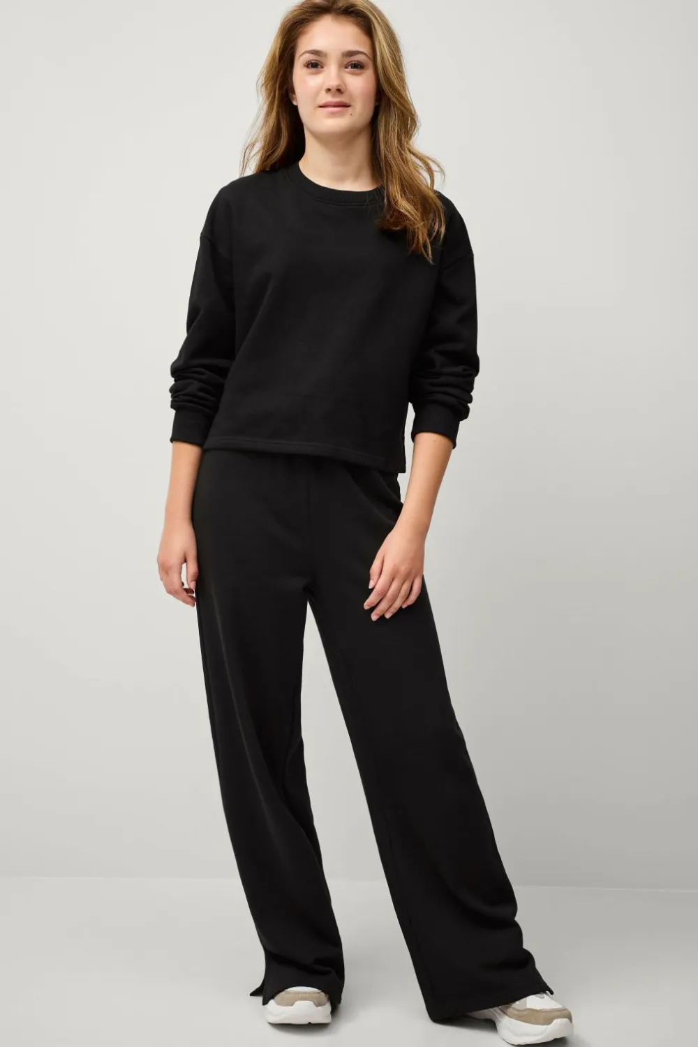 Ellos Sweatshirts & Hoodies>Collection Sweatshirt Ines B Girl Sort