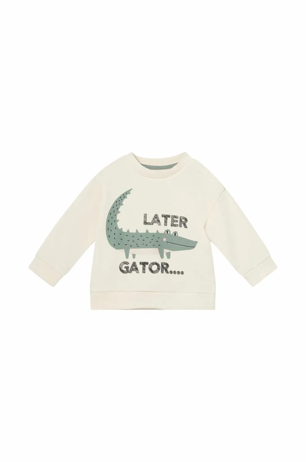 Ellos Trøjer|Bukser, Jeans & Leggings>Collection Sweatshirt + leggings Hugo Beige + stribet