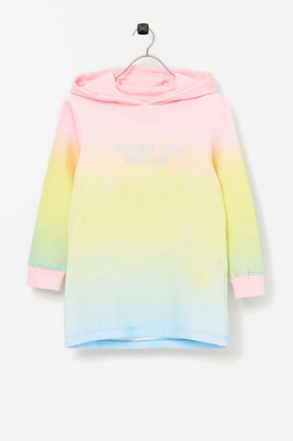 Ellos Kjoler>Collection Sweatkjole Unicorn Gul/rosa