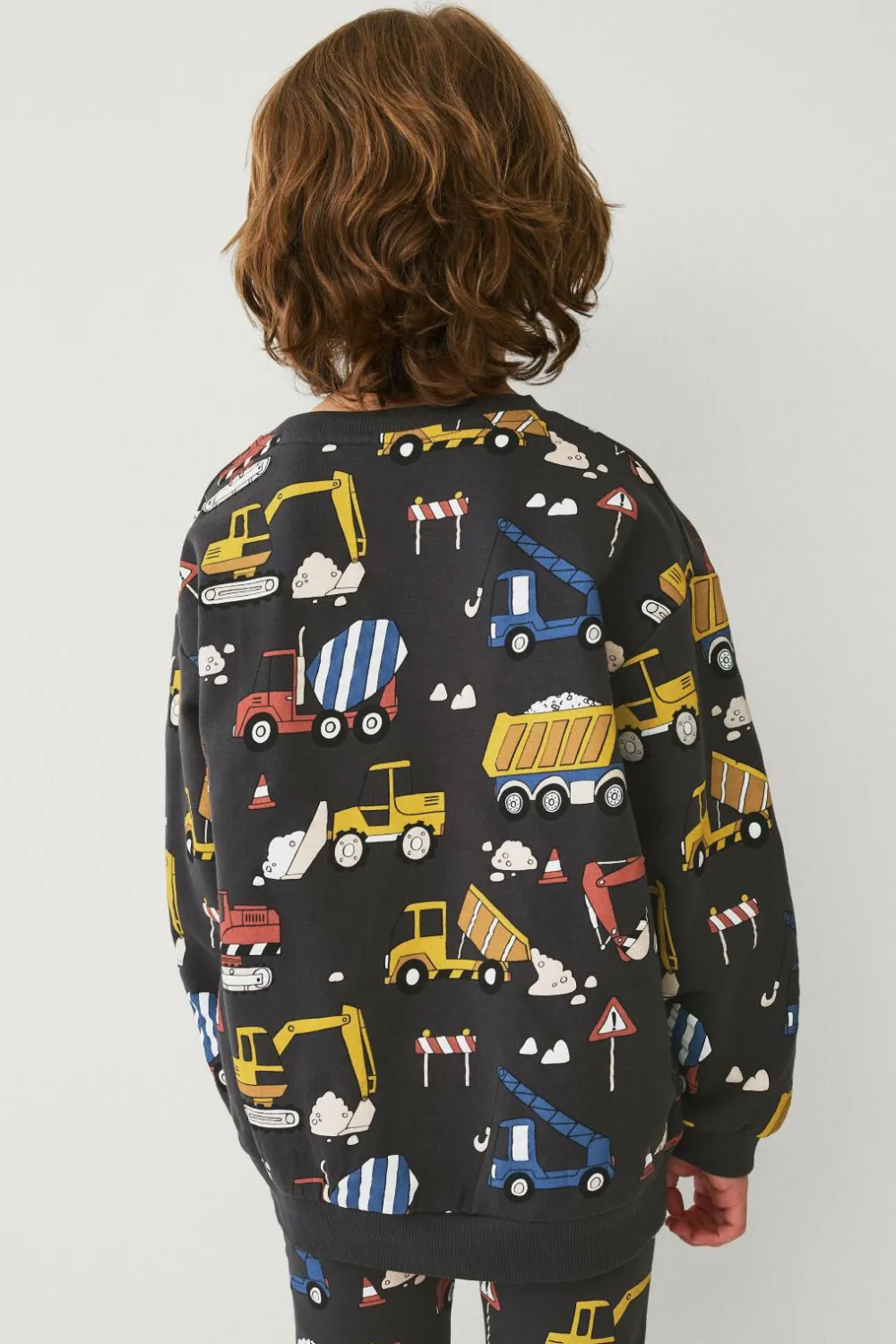 Ellos Collection Sweatshirt med print Marineblå mønstret New