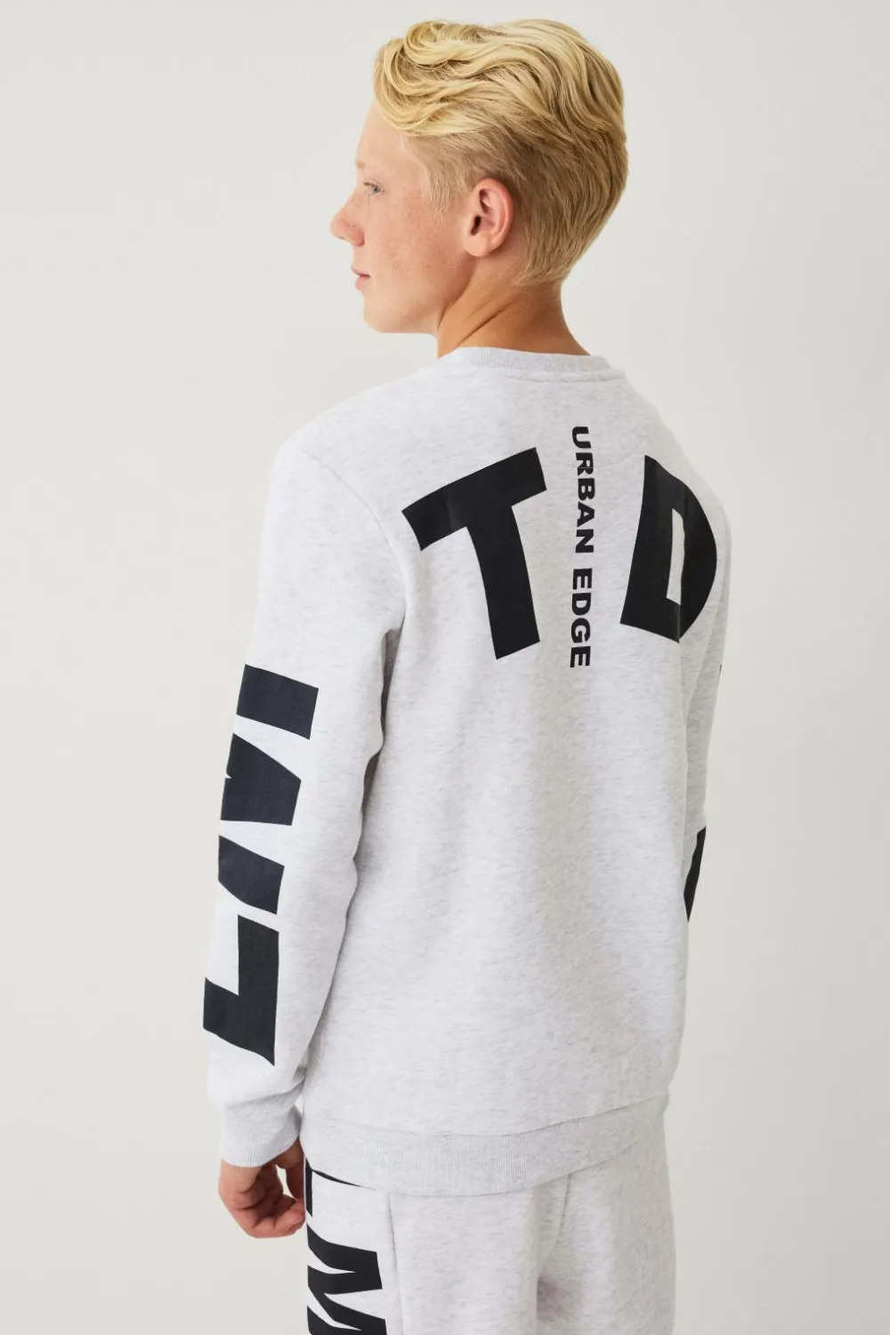 Ellos Sweatshirts & Hoodies>Collection Sweatshirt Gråmelange