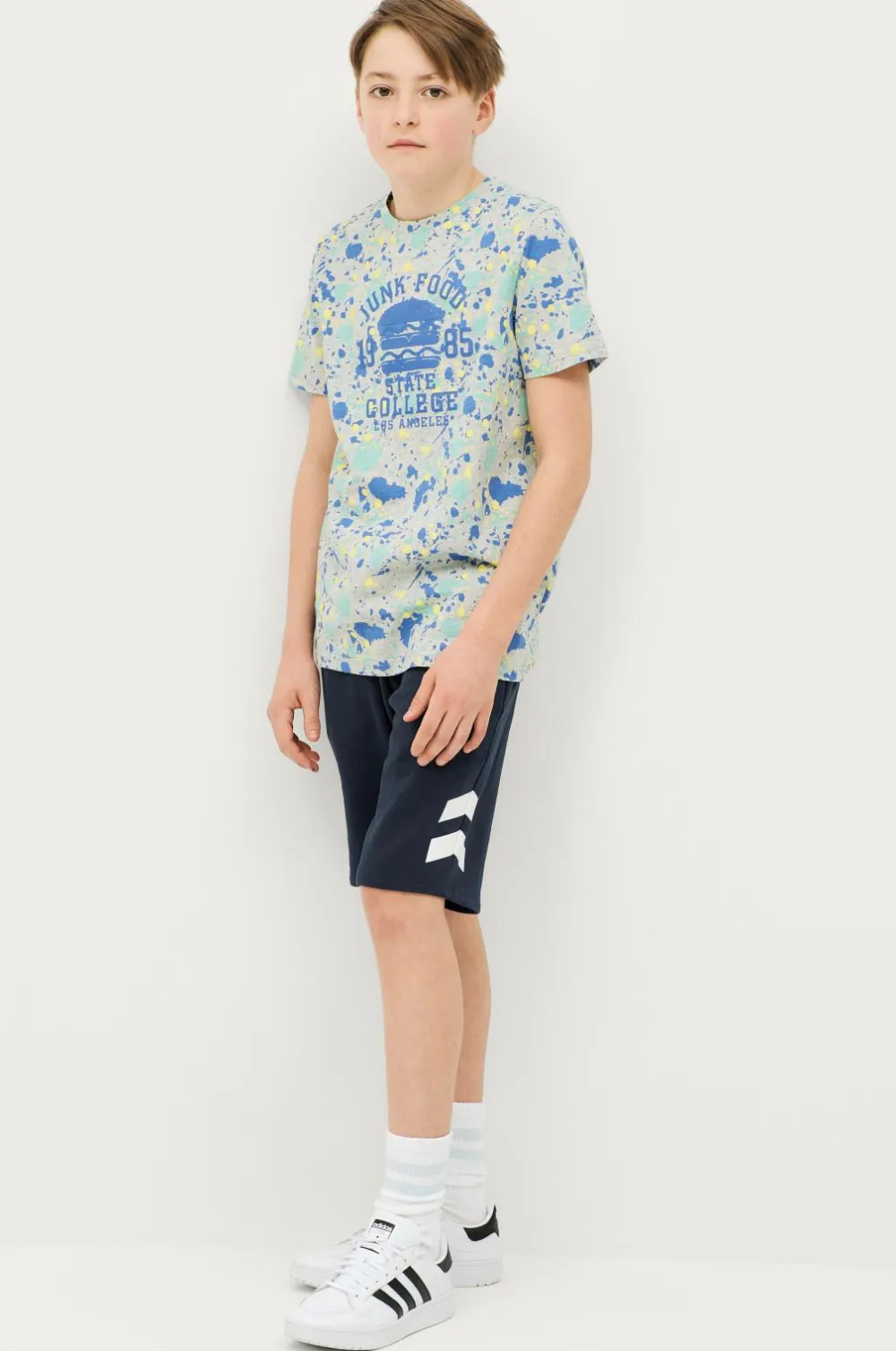 Ellos Collection Sweatshorts Henrik Blue/misty grey New