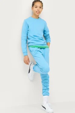 Ellos Basistøj>Collection Sweatshirt Crew Basic Blå