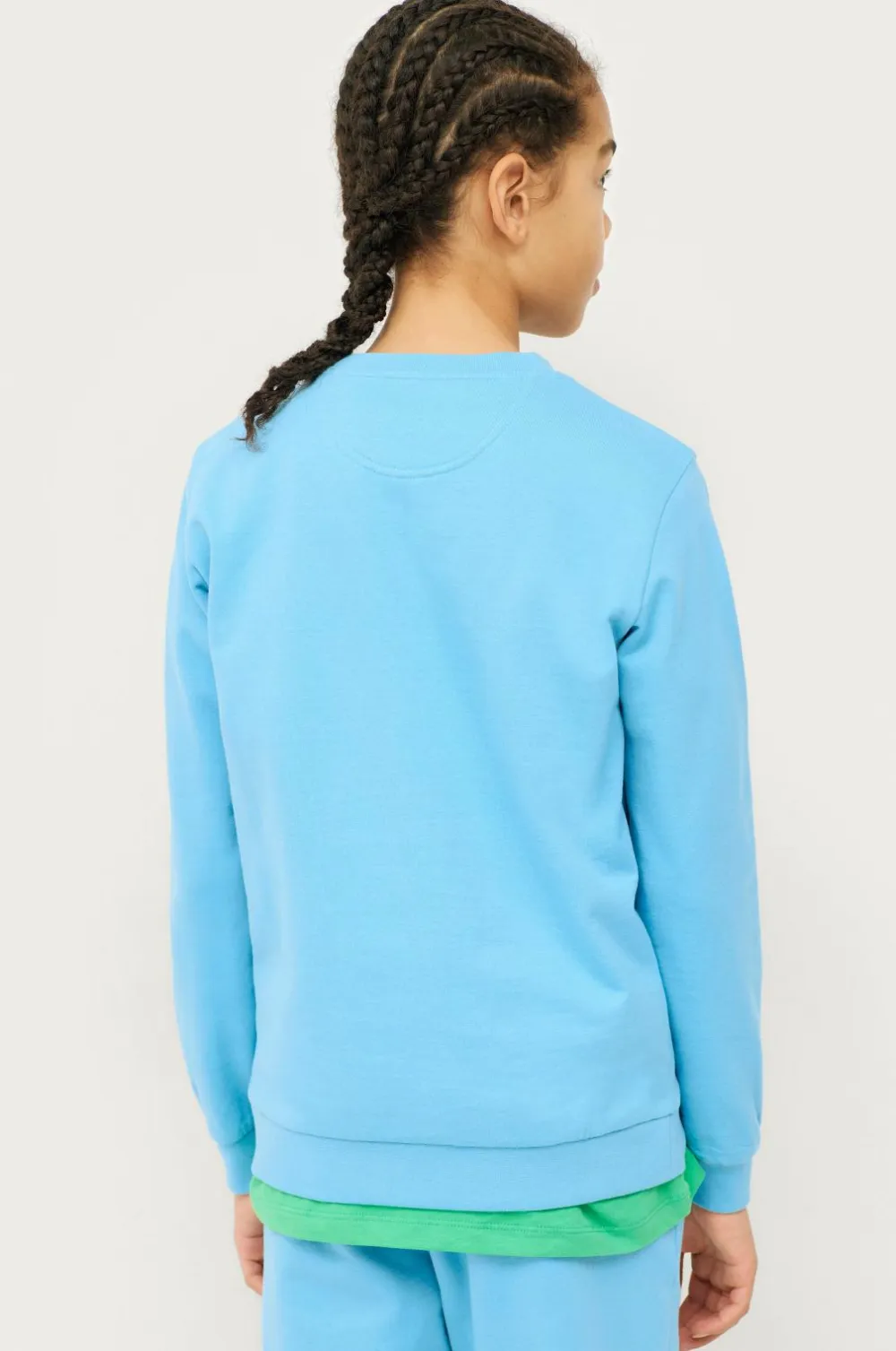 Ellos Basistøj>Collection Sweatshirt Crew Basic Blå