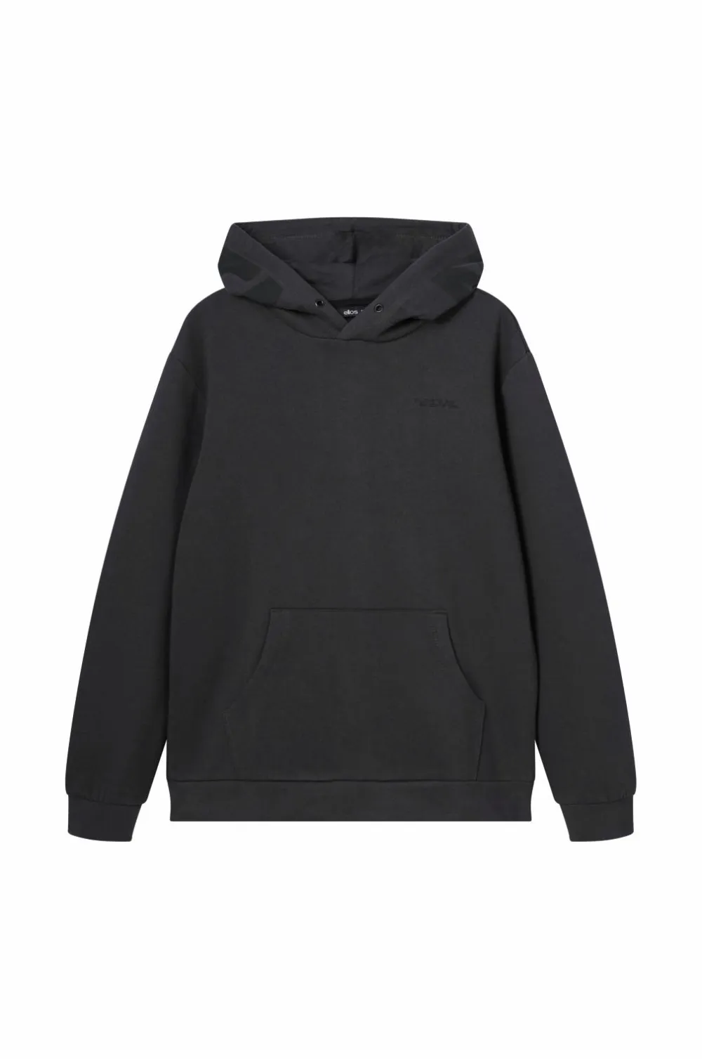 Ellos Collection Sweatshirt med hætte og print Anthracitgrå Sale