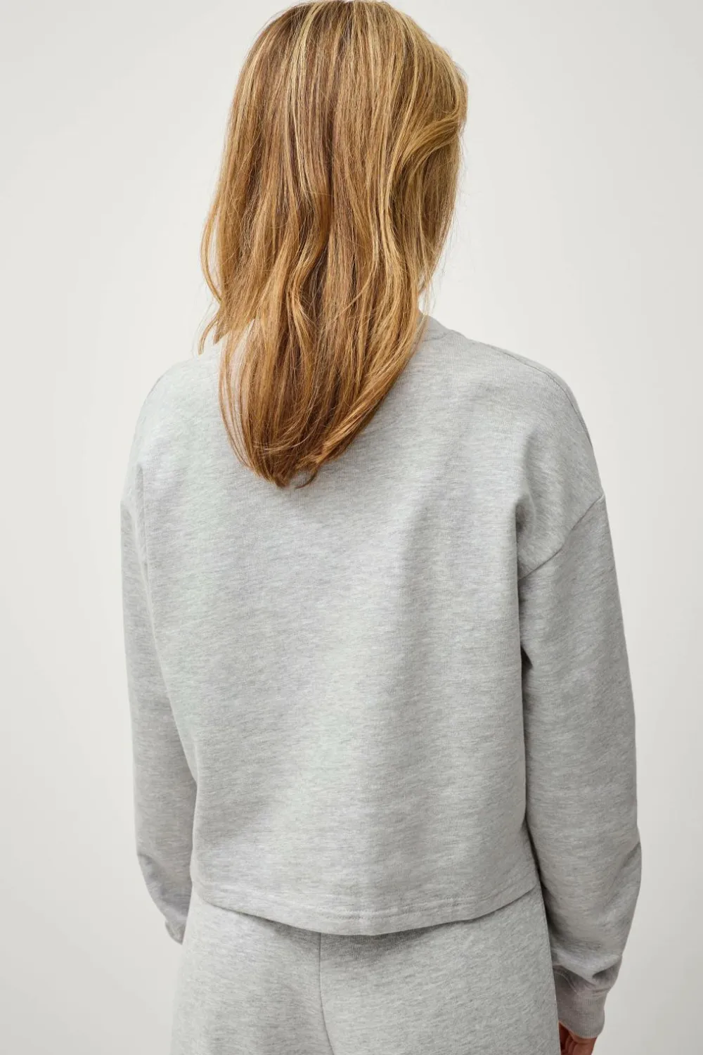 Ellos Sweatshirts & Hoodies>Collection Sweatshirt Ines B Girl Gråmeleret