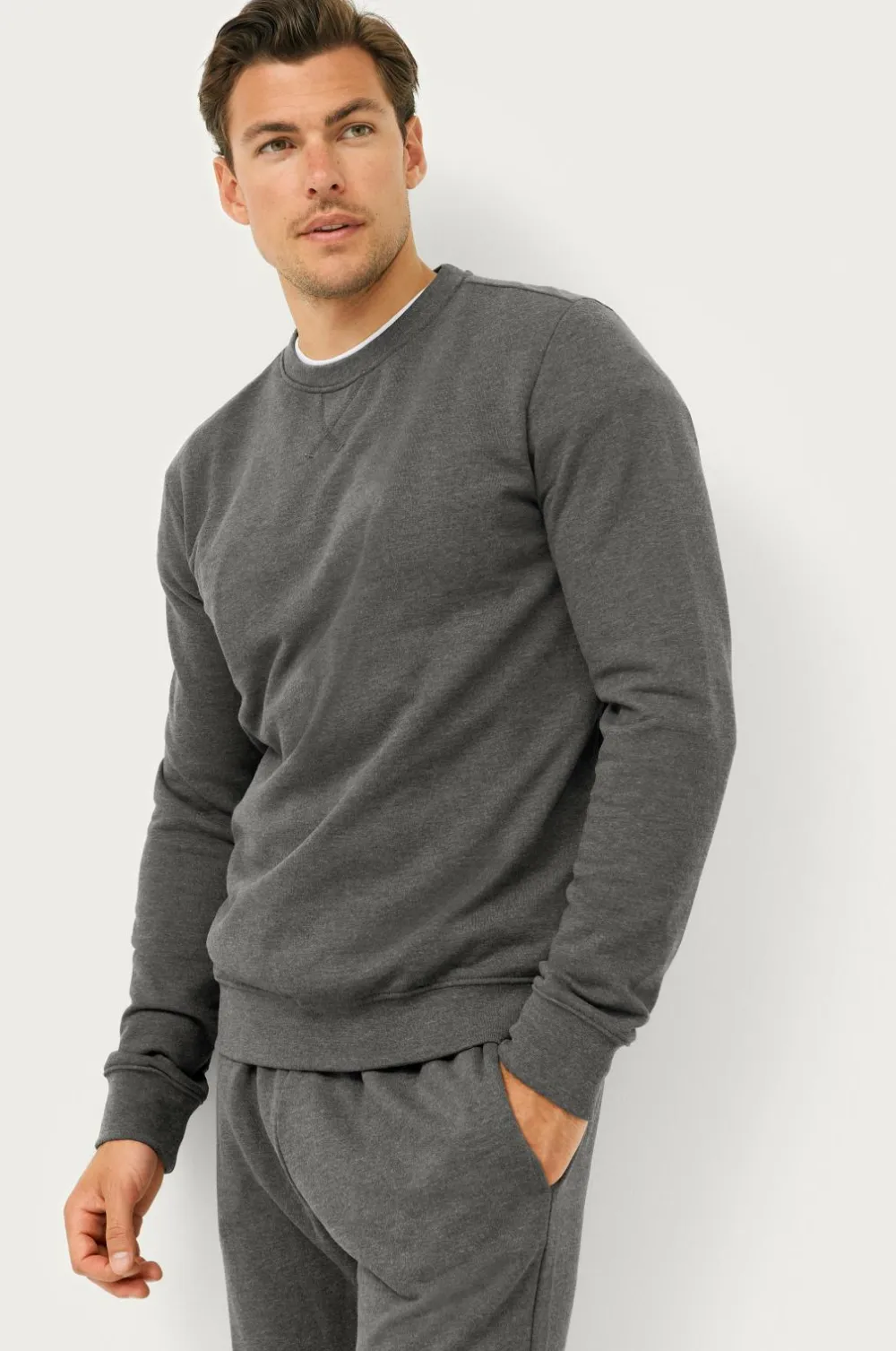 Ellos Basistøj|Nattøj & Homewear>Collection Sweatshirt Antracitgrå