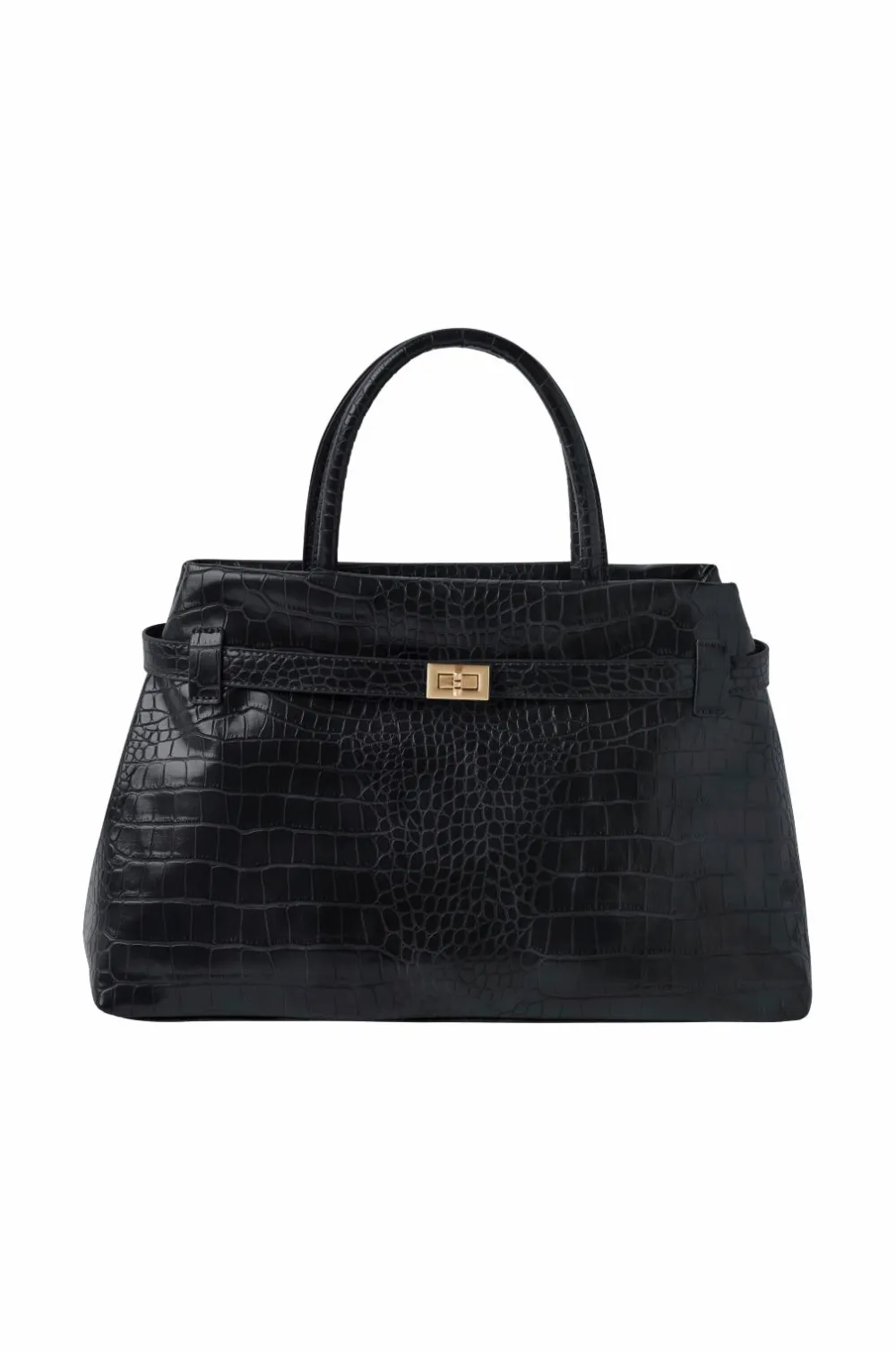 Ellos Tasker>Collection Taske med gulddetaljer sort