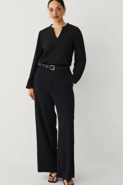 Ellos Toppe & Tank-Toppe>Collection Top med struktur Sort