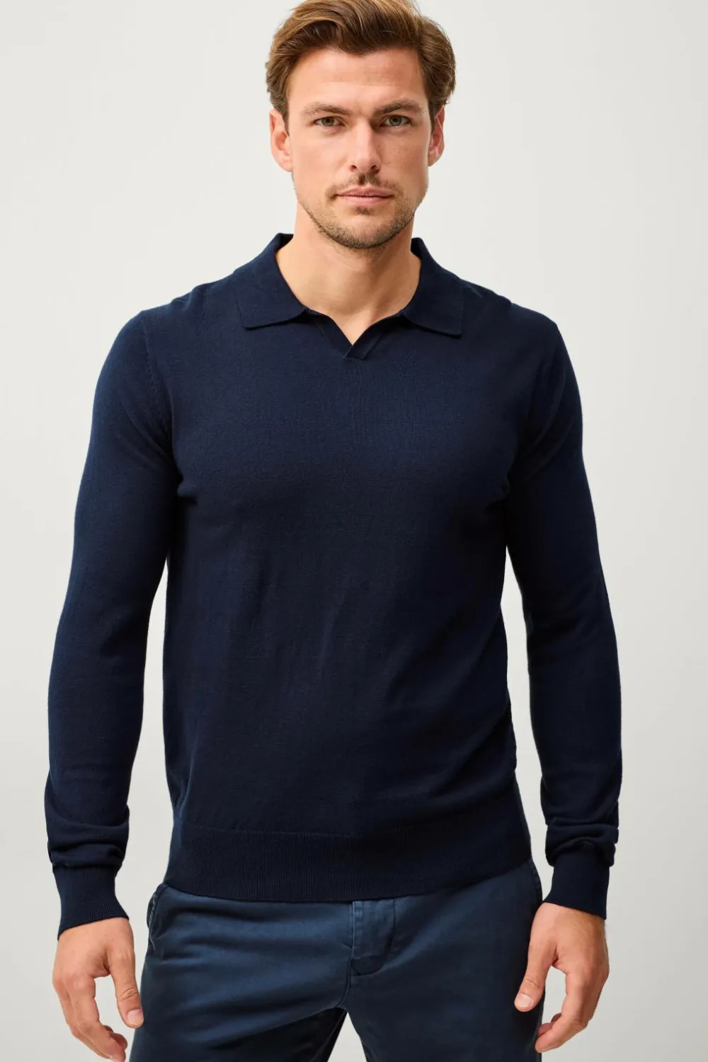 Ellos Trøjer>Collection Trøje Ethan Marineblå