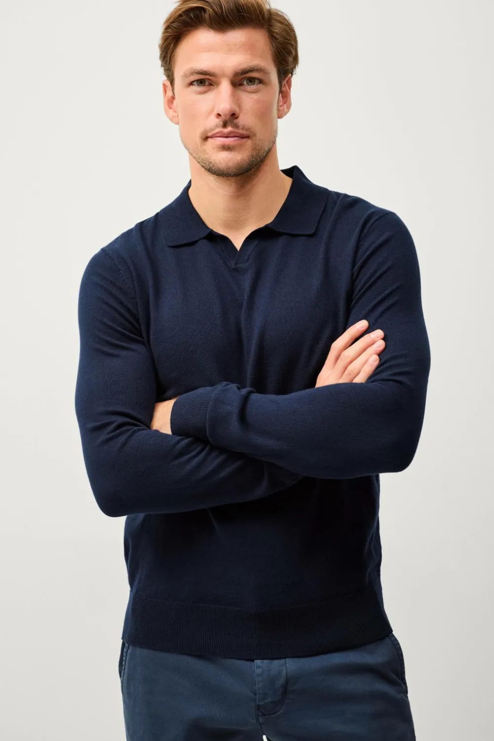 Ellos Trøjer>Collection Trøje Ethan Marineblå